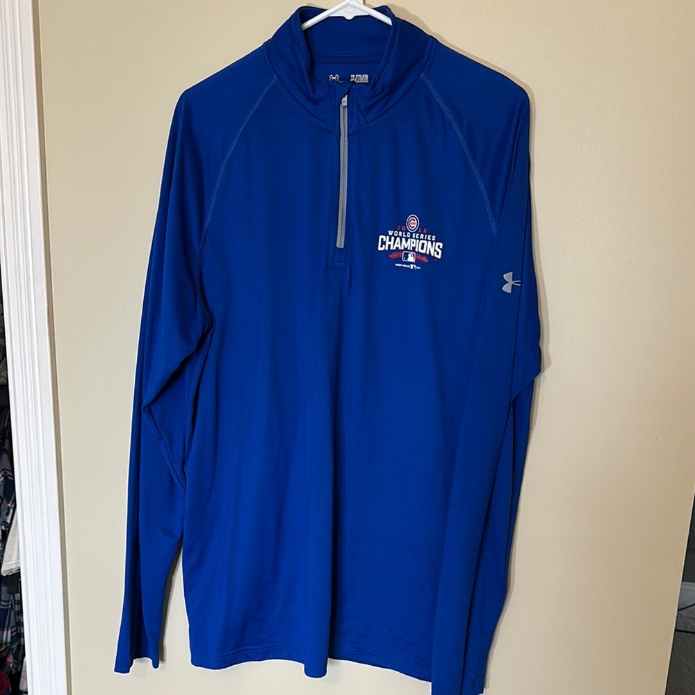 Blue Chicago Cubs World Series Champions Pullover